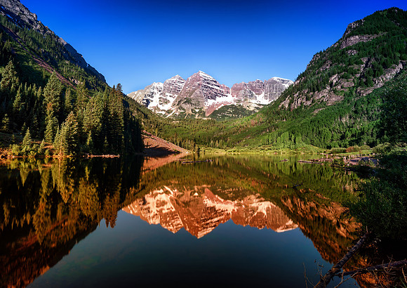Maroon bells reflections , Colorado 7.23