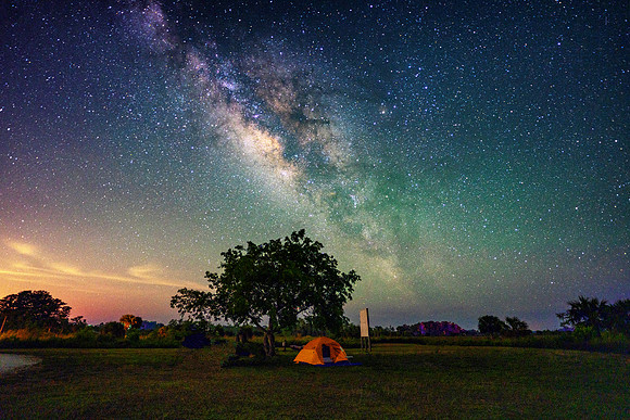 "Universal Light" ( Milky-way Galaxy ) Big Cypress National Preserve 4.21