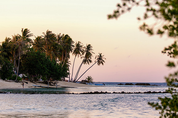 Maldives sunset 8.2019