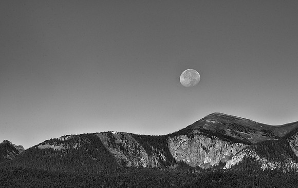 Moon Rise over Taos
