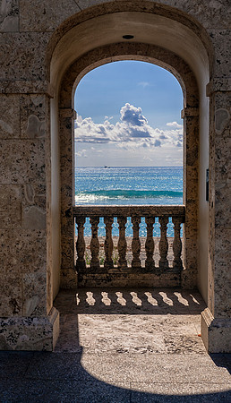 Palm Beach Clock tower doorway. 5.22